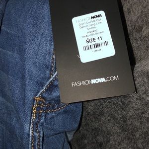 Blue Cut Up Shorts| Size: 11| rips going down